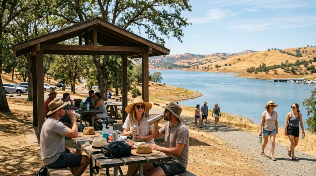 Chico farmers market summer morning as a heat-smart Butte County stop